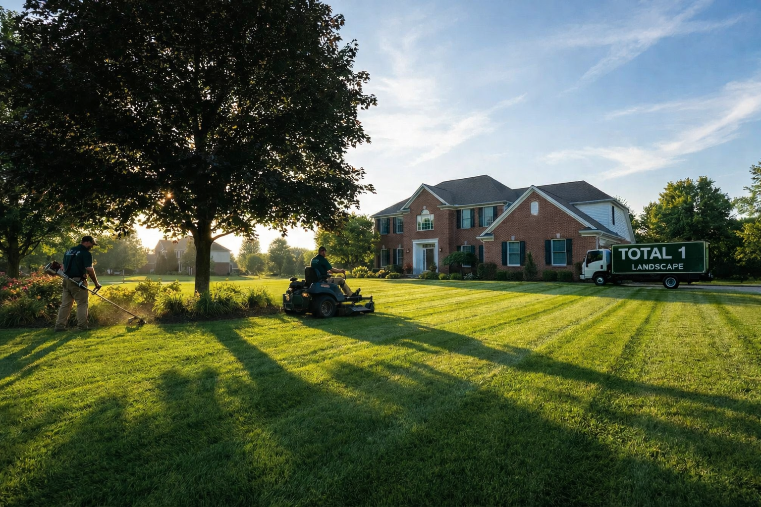 Sod Installation project by Total 1 Landscape